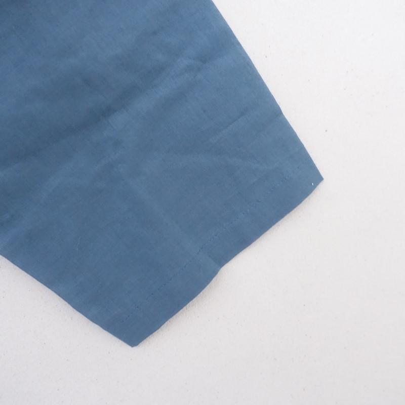 美品】モンド mond./nui mond *ラップワンピース*コットン綿ブルー系