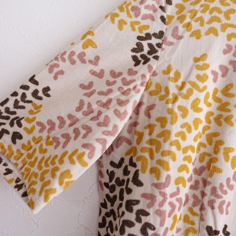 美品✨サリースコット　総刺繍ワンピース　ネイビー　コーデュロイ　9AR 中古・古着通販】sally scott (サリースコット) 花刺繍ワンピース