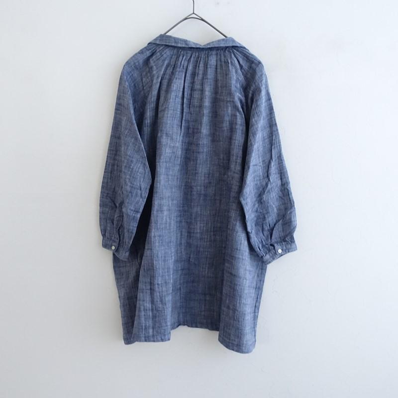 Veritecoeur スキッパータックワンピース ネイビー 期間限定値下中 Veritecoeur (ヴェリテクール) タックワンピース