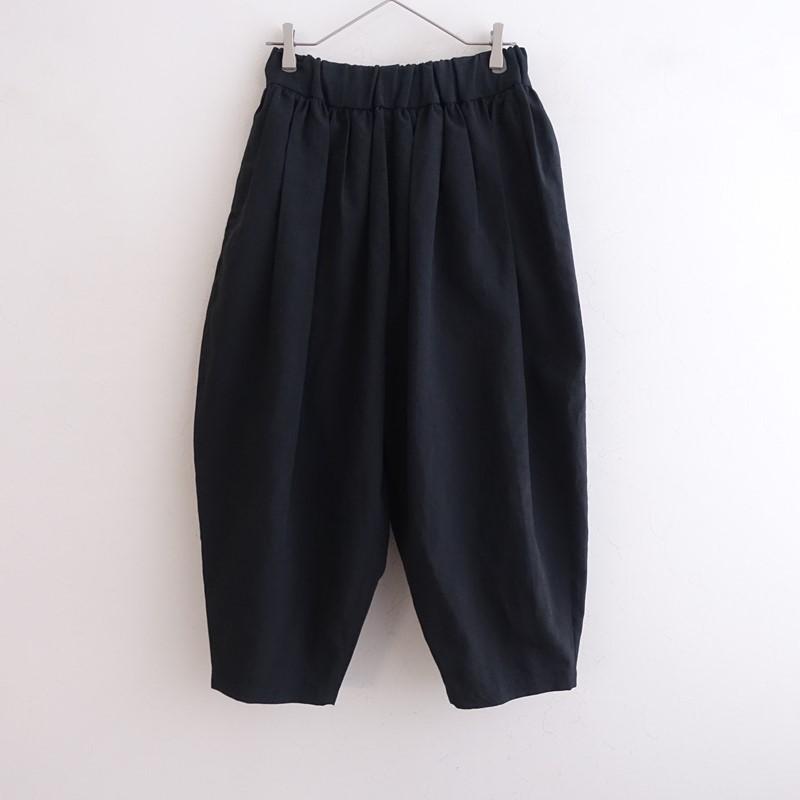 値下！極レア極美品！nolumさん ドロワーズ 黒 リネンパンツ ギャザー