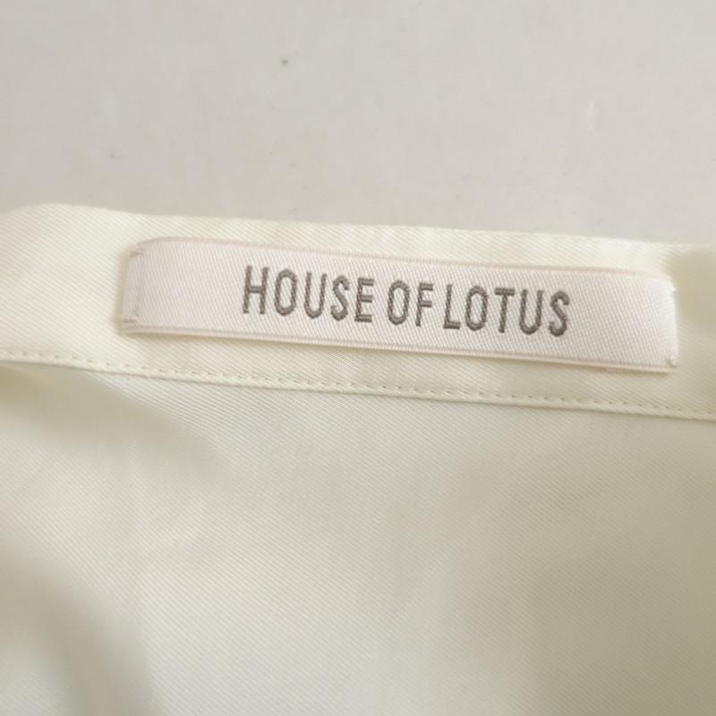 HOUSE OF LOTUS（ハウス オブ ロータス） *バンドカラーブラウス*M