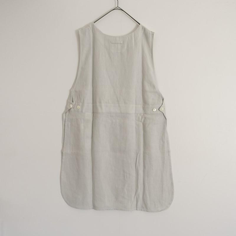 mina perhone 美品　choucho エプロン　グレー mina perhonen（ミナペルホネン） 【美品/定価1.8万】ミナペルホネン