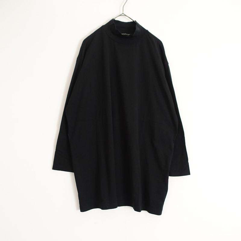 ミズイロインド mizuiro-ind *コットンハイネックプルオーバー*綿天竺