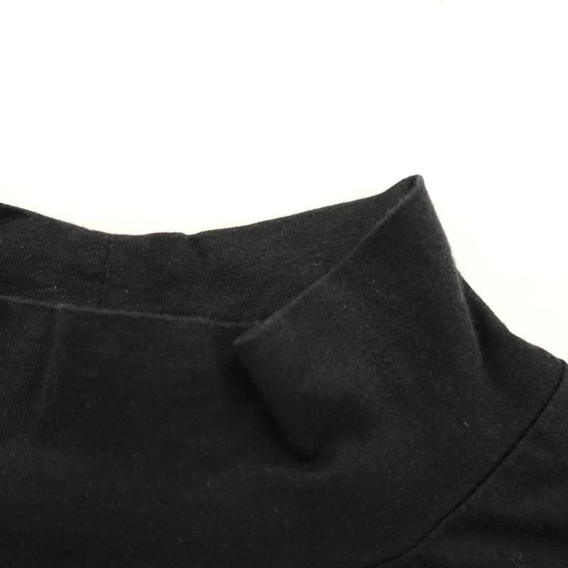 ミズイロインド mizuiro-ind *コットンハイネックプルオーバー*綿天竺