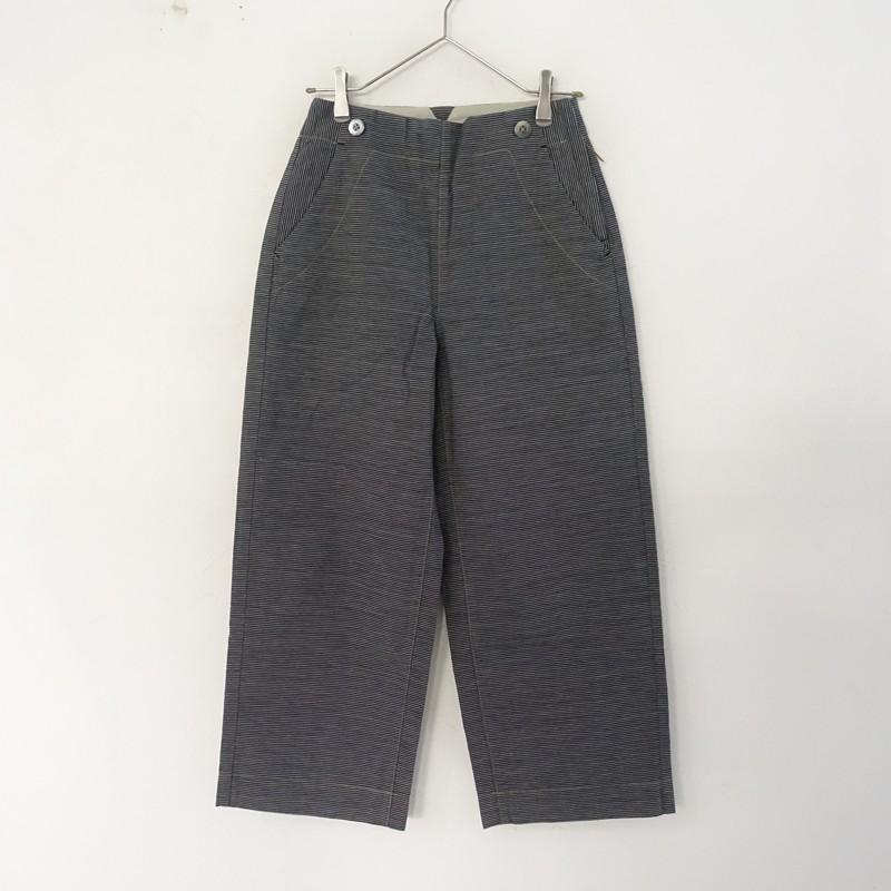 美品】パラスパレスイト Pal'las Palace ito *細ボーダーデニムパンツ
