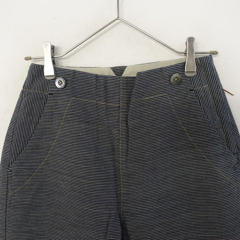 美品】パラスパレスイト Pal'las Palace ito *細ボーダーデニムパンツ