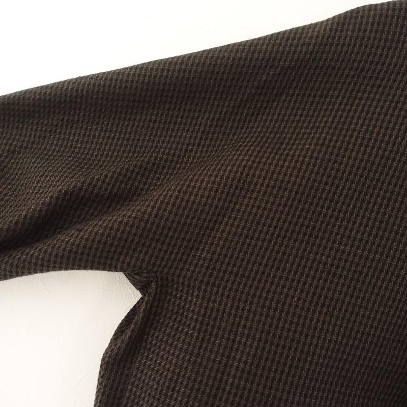 【美品/2024】アーツ&サイエンス ARTS&SCIENCE *New balloon blouse 3 プルオーバーブラウス*1茶黒チェック(25-2512-567)【03A62】の画像