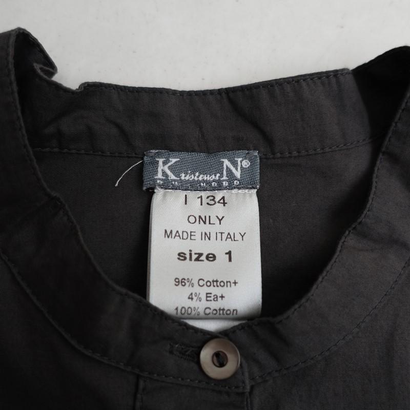 25ss 新品 クリステンセンドゥノルド H-260 コットン リブ トップ 1 KristenseN Du Nord（クリステンセン ドゥ ノルド） *コットン