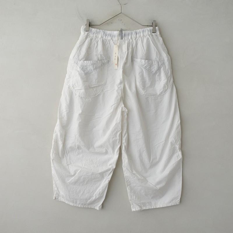 快晴堂 【美品/定価1.9万】快晴堂 *コットンリネンタックワイド