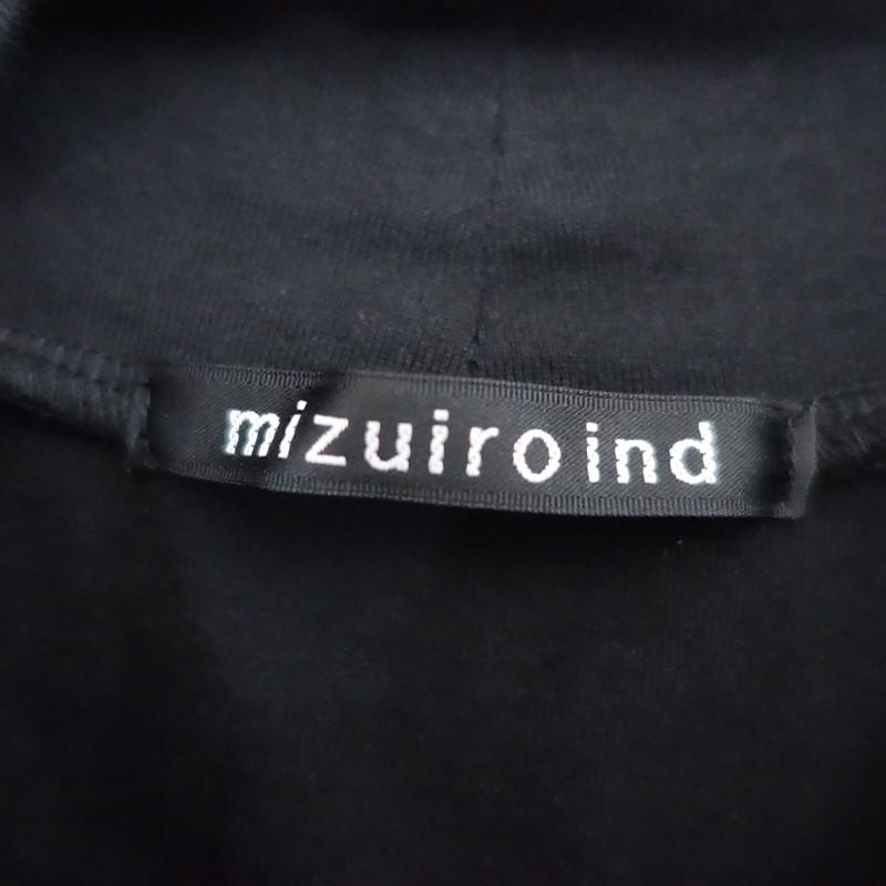 ミズイロインド mizuiro-ind *コットンハイネックプルオーバー*綿