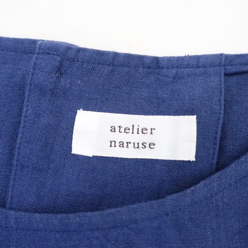 定価2万】アトリエナルセ atelier naruse *リネンノーカラー背開き