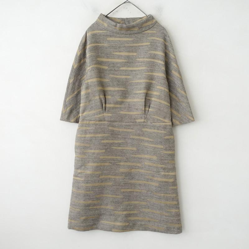 ミナペルホネン ランドリー moonflower ワンピース 38 mina perhonen（ミナペルホネン） *meteor ハイネックワンピース*36