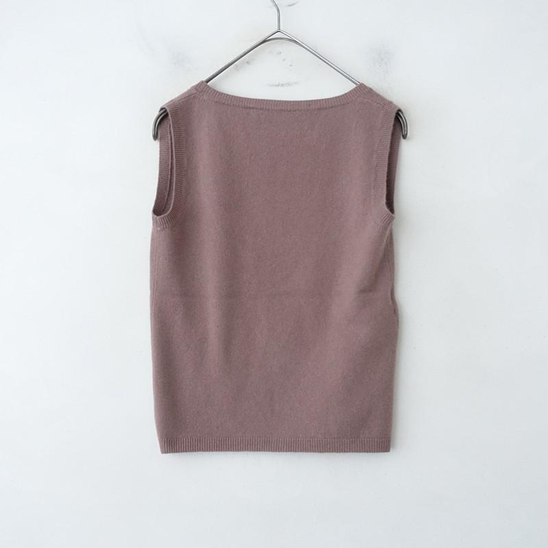 未使用】マルニ MARNI *カシミヤベスト*38ブラウン薄茶
