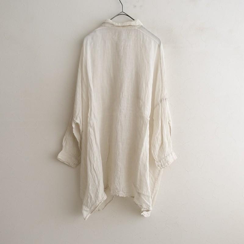 nest Robe（ネストローブ） *リネンガーゼオーバーサイズシャツ*麻