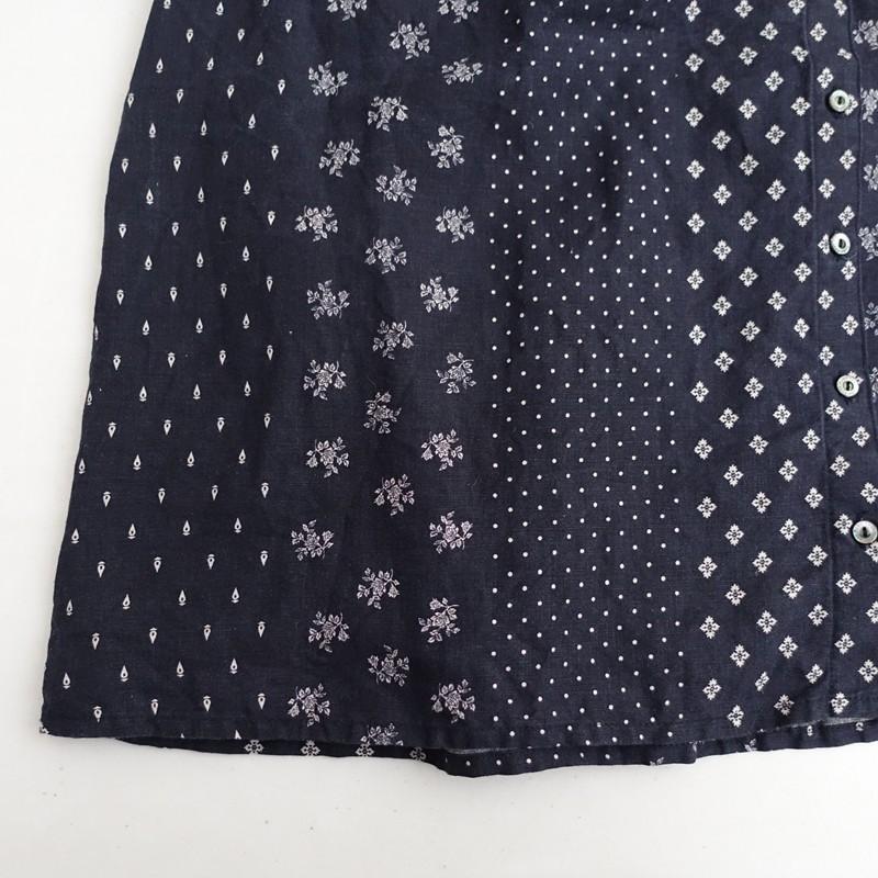 ネストローブ パッチワークプリントブラウス nest Robe（ネストローブ） 【美品/2023/定価2.9万】ネストローブ