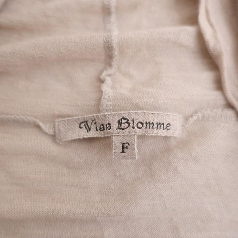 Vlas Blomme（ヴラスブラム） *リネンニット羽織カーディガン*F麻 