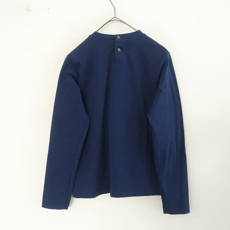 Cotton House Aya コットンハウス アヤ 長袖 シャツ チュニック コットンハウスアヤ cotton house aya *天竺プルオーバー*M綿ネイビー
