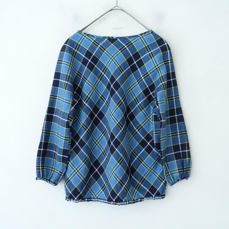 ミナペルホネン●croomチェック柄チュニック●mina perhonen mina perhonen（ミナペルホネン） *mina perhonen tartan チェック