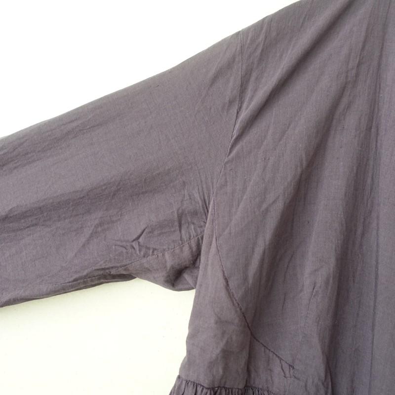 YAECA（ヤエカ） 【定価7.4万】ヤエカ *60717 ラップギャザードレス*M