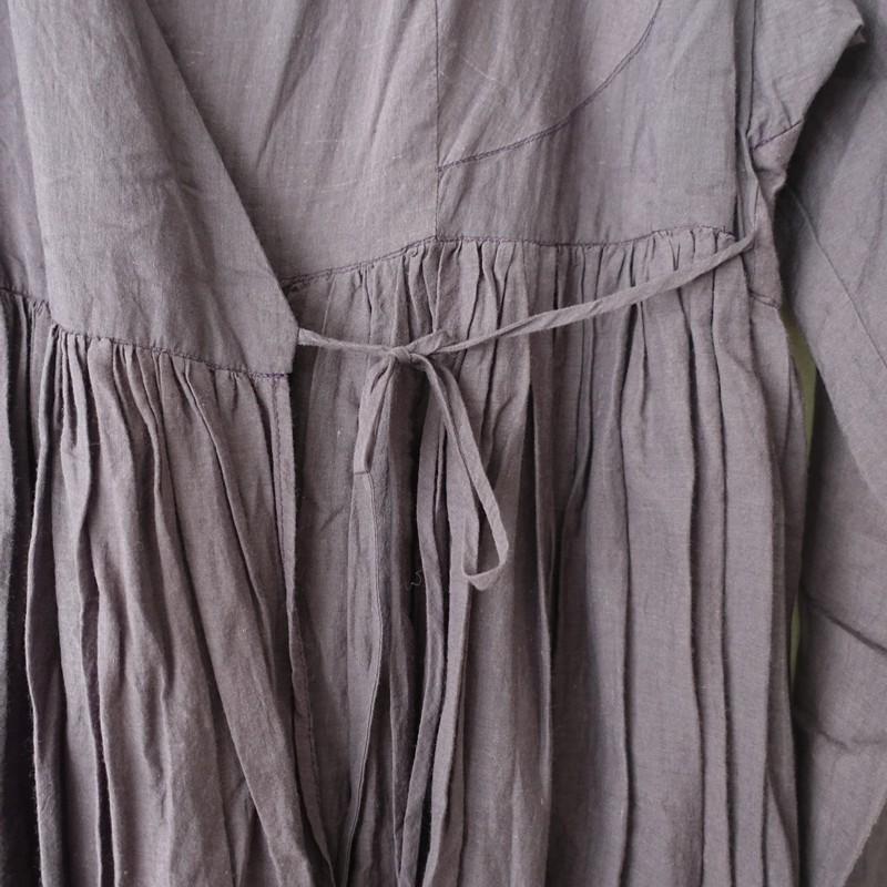 YAECA（ヤエカ） 【定価7.4万】ヤエカ *60717 ラップギャザードレス*M