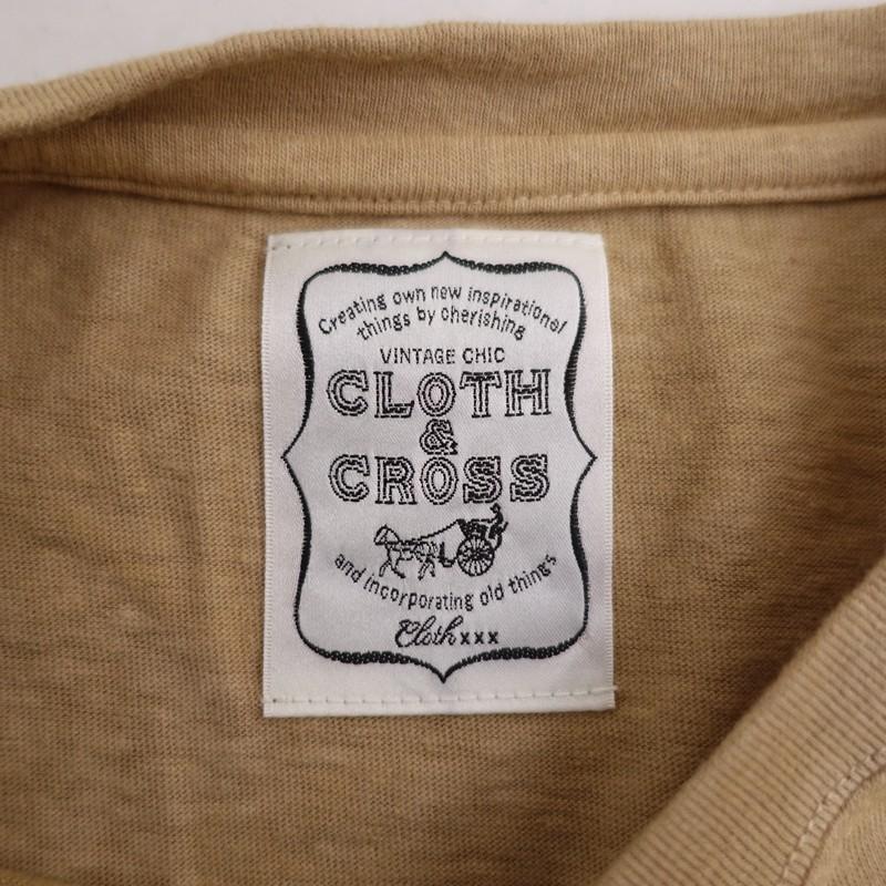 CLOTH&CROSS クロス＆クロス *タイダイロングスリーブTシャツ*F綿天竺 