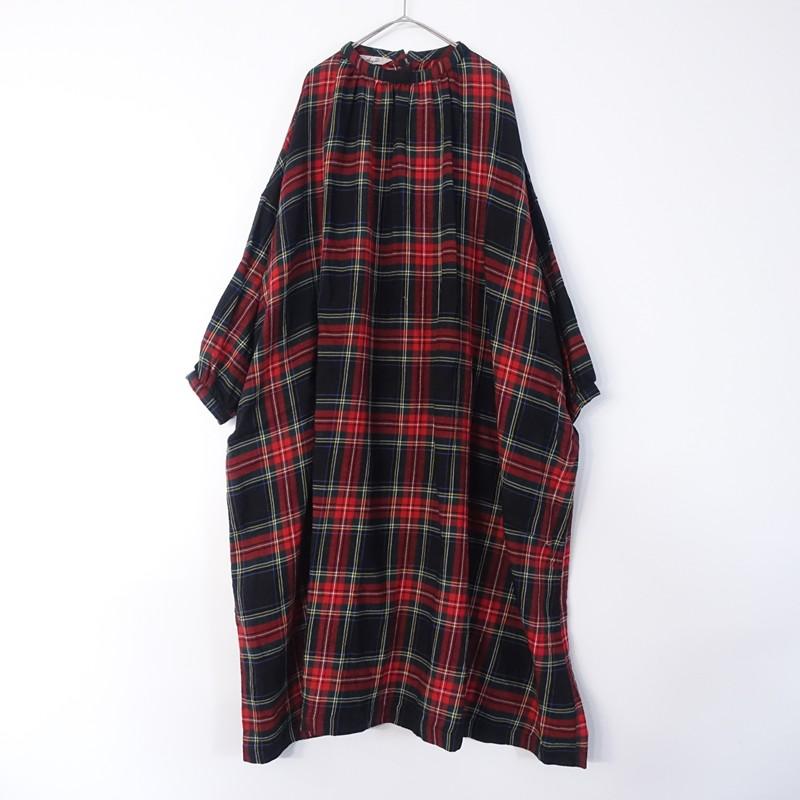 美品❣️イチ　ichi ❤️ ウール　タータンチェック柄ロングコート ICHI Antiquites 【美品】イチ アンティークス ICHI Antiquite's