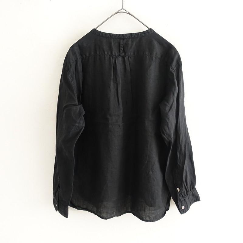 prit（プリット） 【定価1.7万】プリット *フレンチリネンバンドカラー 