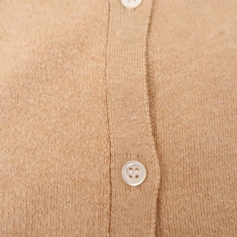 three dots（スリー ドッツ） *コットンニットカーディガン*S綿 