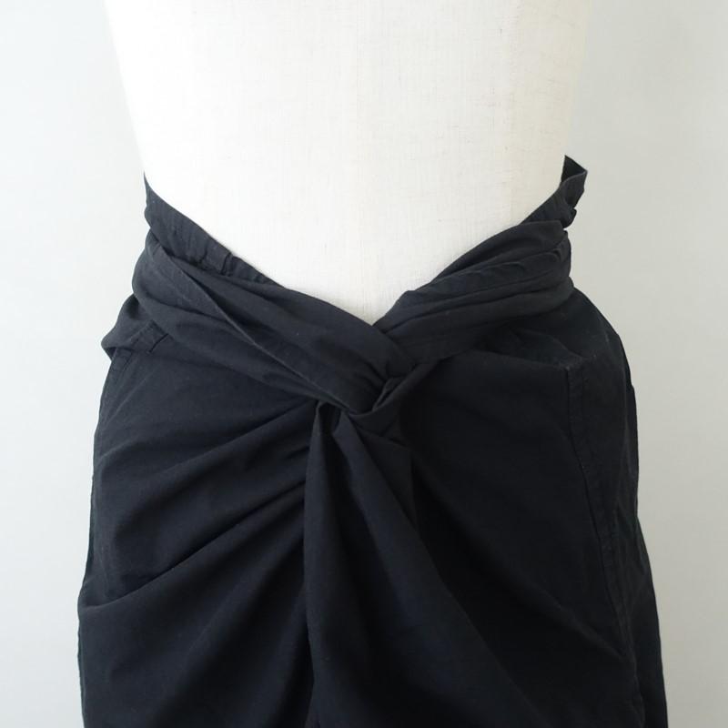 Cosmic wonder黒ラップパンツ 定価2.7万】コズミックワンダー COSMIC WONDER *Wrapped Pants ラップ