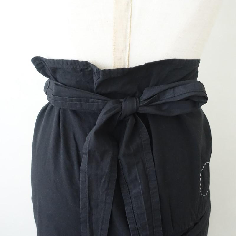 Cosmic wonder黒ラップパンツ 定価2.7万】コズミックワンダー COSMIC WONDER *Wrapped Pants ラップ