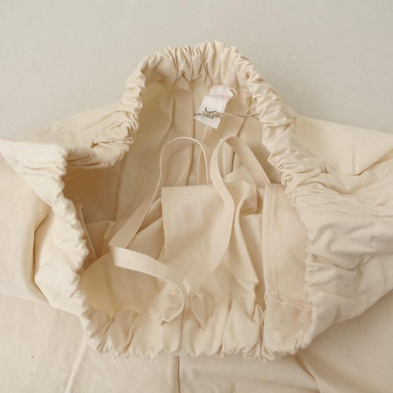 美品/2024AW/定価2.9万】ヨリ Yoli *コットンイージーパンツ*1綿生成り