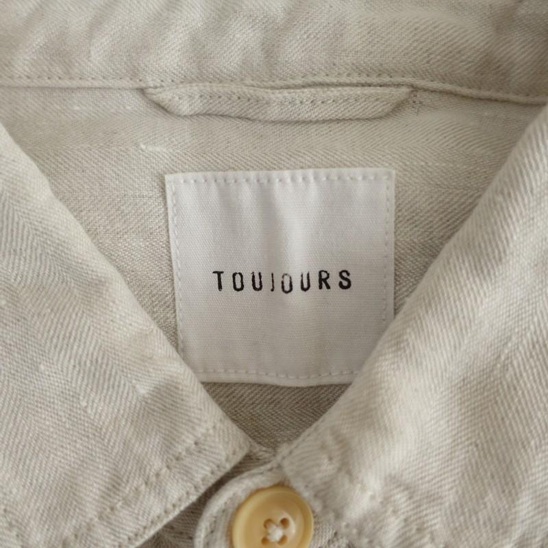TOUJOURS（トゥジュー） *リネンオールインワン*2麻ライトベージュ