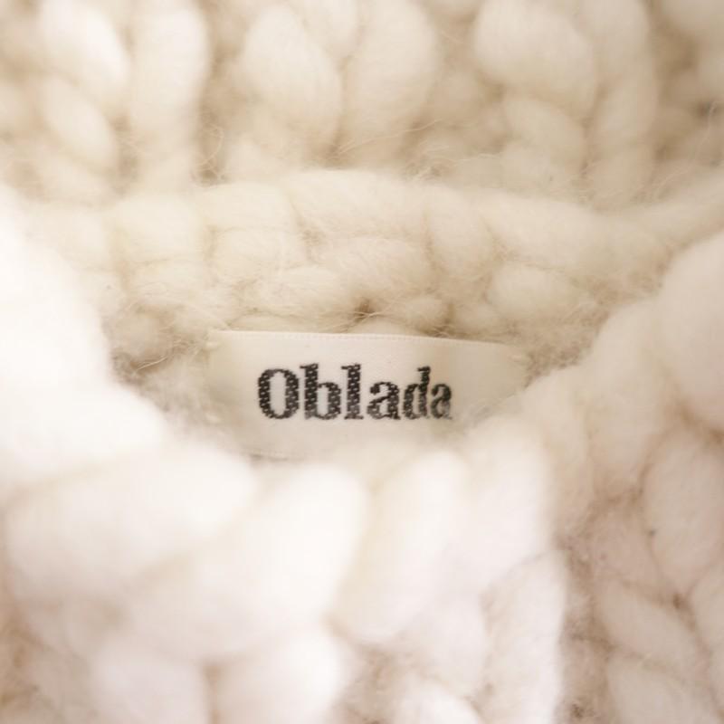 【最終値下げ】Oblada オブラダ 2025aw新品未使用ニットショール oblada オブラダ KNIT SHAWL ニット ショール F2510IT02 レディース