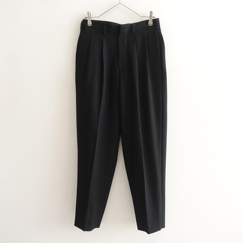 HEUGN e 2タック パンツ M 新品未使用 ユーゲン メンズ/定価4.6万】ユーゲン HEUGN *GEORGE 2pleated trousers wool