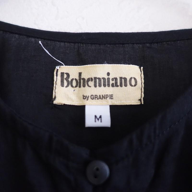 ボヘミアノバイグランピエ Bohemiano by GRANPIE *コットンノーカラー