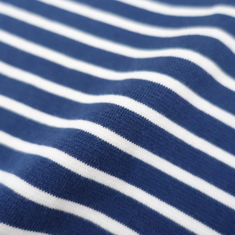 【新品未使用】 Marinella ニットタイ ネイビー ホワイト ボーダー 美品】栗原はるみ Share with kurihara harumi *ボーダーカットソー*L