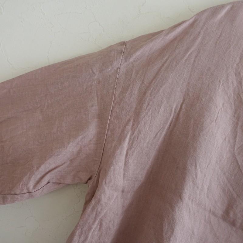 フォグリネンワーク fog linen work *リネンプルオーバー*麻ピンクノー