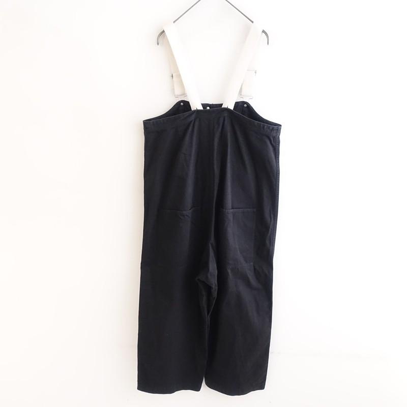nest Robe ブラックサロペット nest Robe（ネストローブ） 【定価2.6万】ネストローブ *コットン