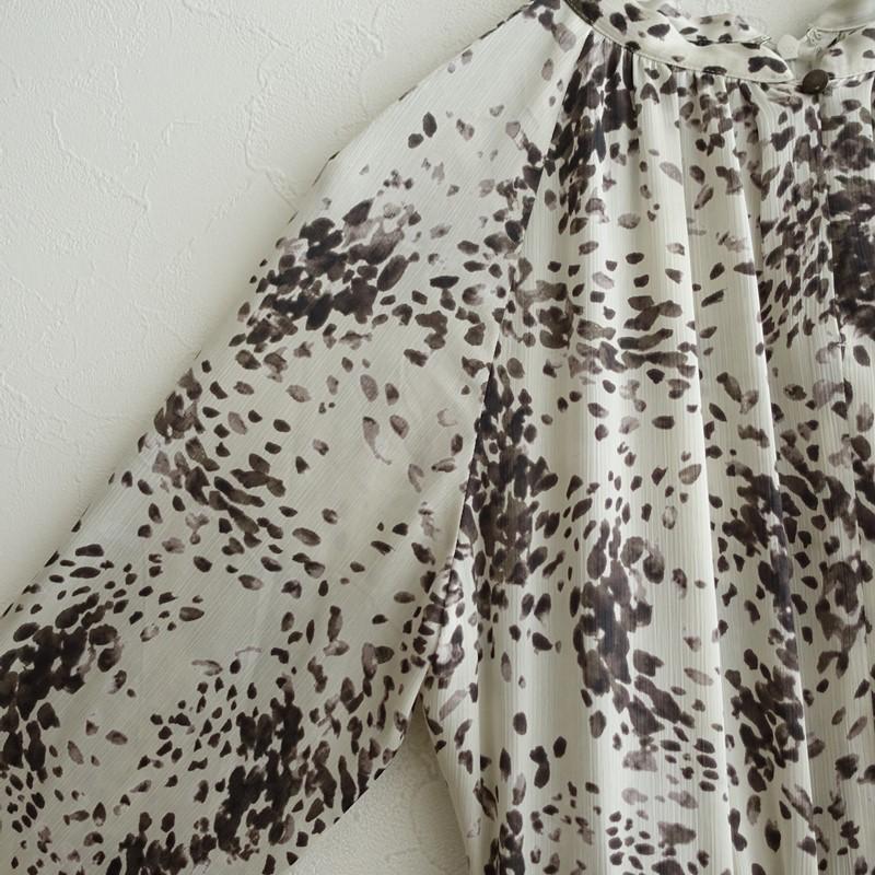 IENA（イエナ） 【定価2.5万】イエナ *楊柳プリントギャザーワンピース 