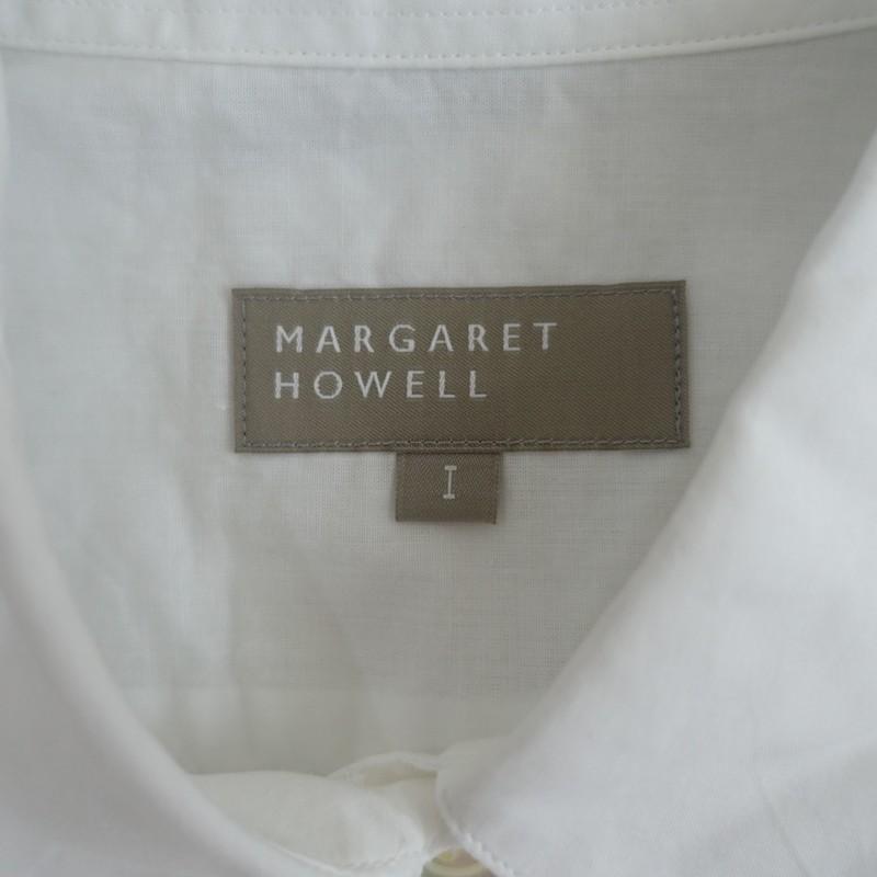 MARGARET HOWELL（マーガレットハウエル） *コットン半袖シャツ*1綿
