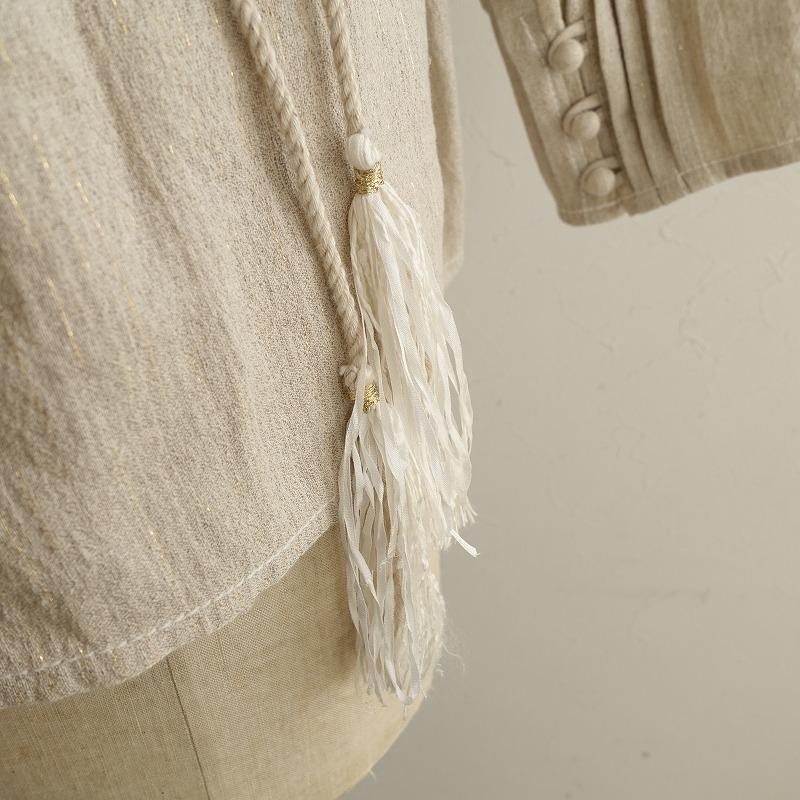 美品/定価3.4万】ユルタオ YURTAO *ラメカントリークロス 美品/定価3.4万】ユルタオ YURTAO *ラメカントリークロス