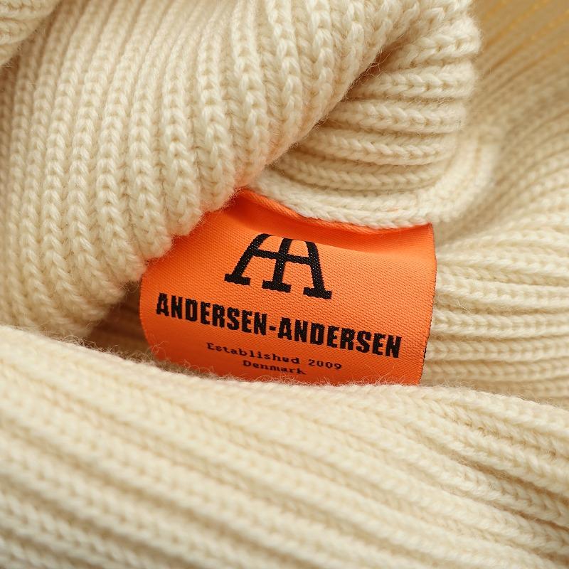 Andersen-Andersen（アンデルセンアンデルセン） *ウール畦編みニット 
