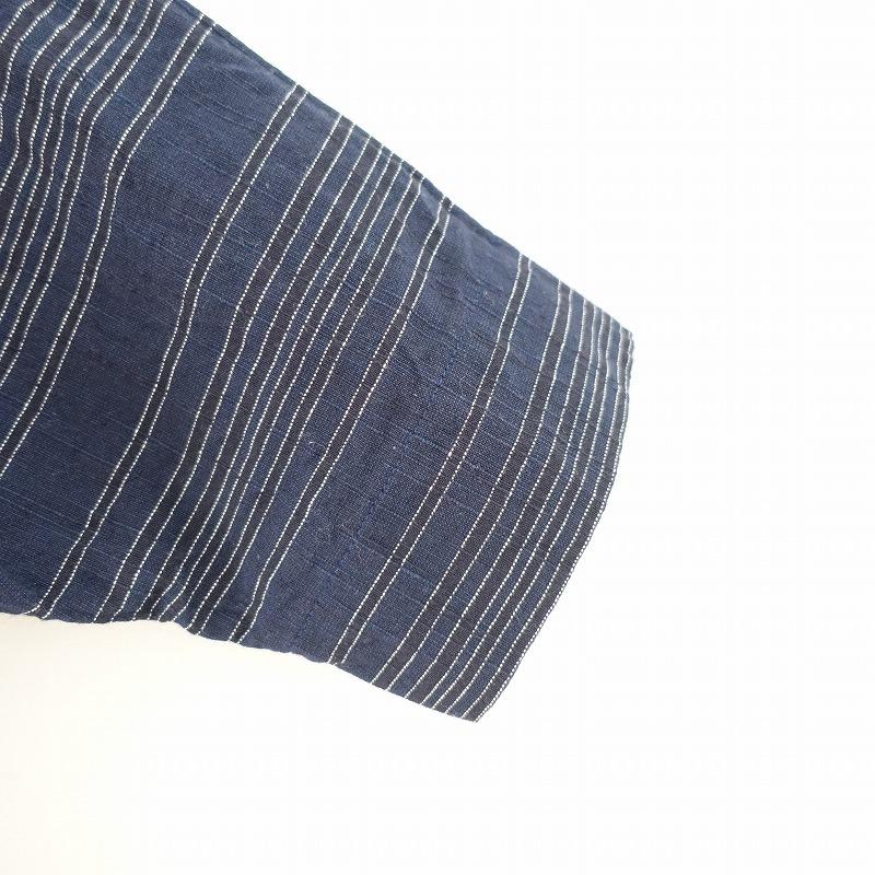YAMMA //【定価2.7万】ヤンマ産業 *会津木綿Xラインワンピース YAMMA //【定価2.7万】ヤンマ産業 *会津木綿Xラインワンピース