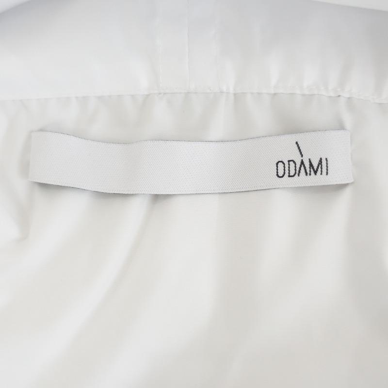 オダミ ODAMI *ロングタートルワイドプルオーバー*薄手ポンチョ風 