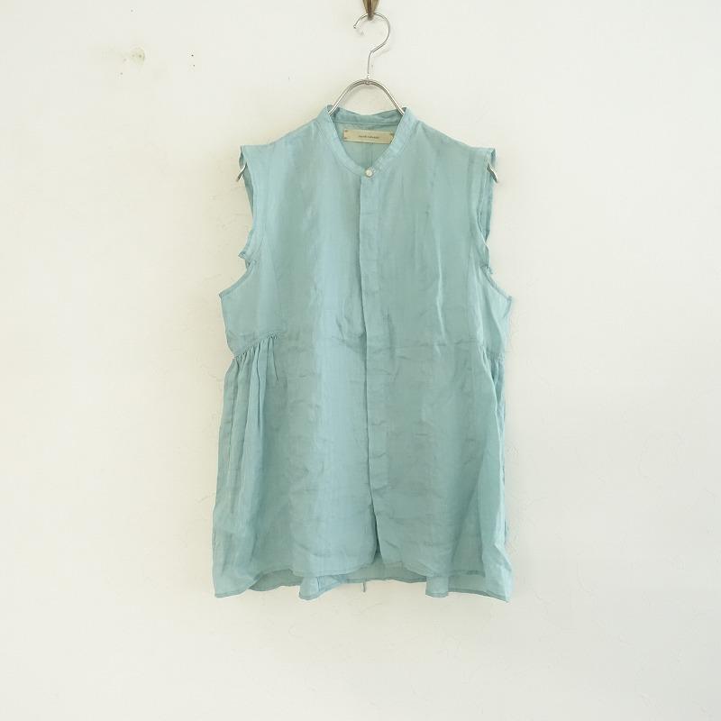 美品】suzuki takayuki blouse ノースリーブ チュニック suzuki takayuki スズキタカユキ *リネンノースリーブブラウス