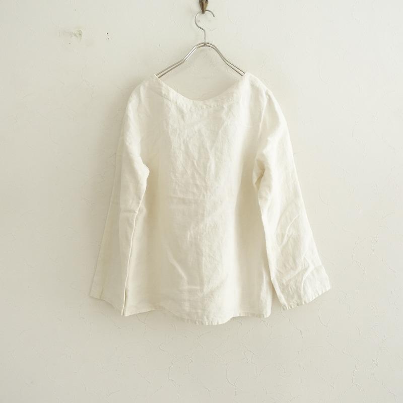 YAMMA ヤンマ産業 *Vネックリネンシャツ*薄手プルオーバーブラウス長袖 