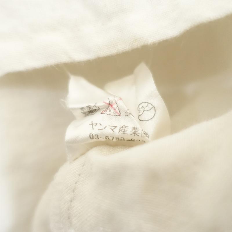 YAMMA ヤンマ産業 *Vネックリネンシャツ*薄手プルオーバーブラウス長袖 