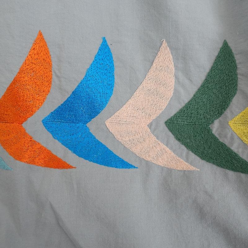 (美品)mina perhonen bird　ワンピース ランドリー 洗える 麻 mina perhonen（ミナペルホネン） ミナペルホネンランドリー mina