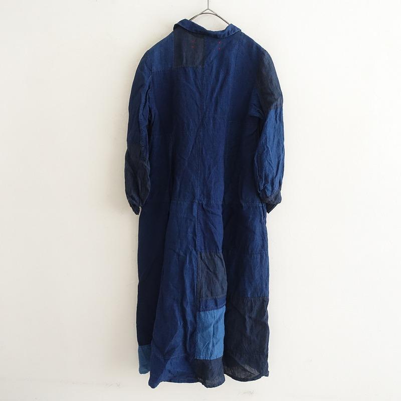 ハレルヤ HALLELUJAH *1920s Nomad Dress*38リネンパッチワーク