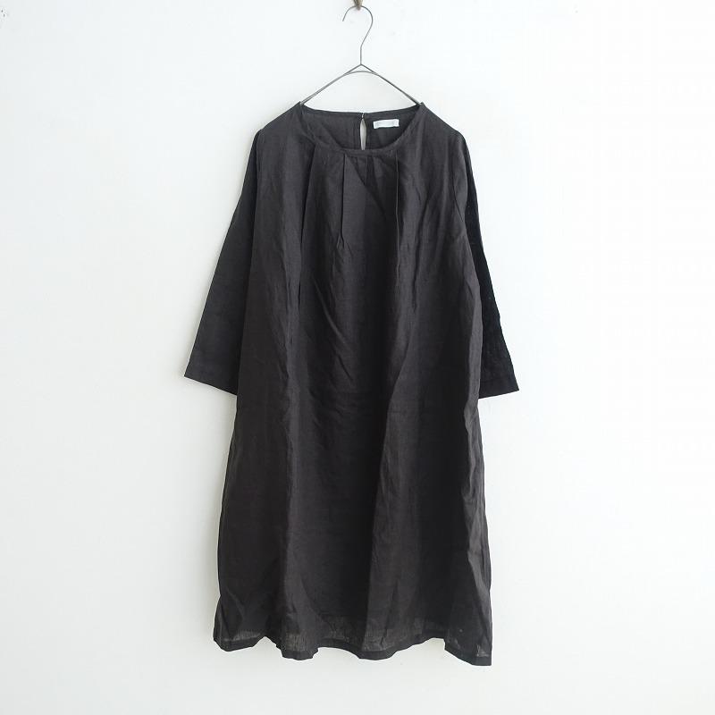フォグリネンワーク fog linen work *リネンワンピース*麻薄手ドレス  